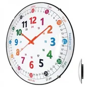 Pomoce naukowe - Atrix Zegar soczewka nauka odczytu czasu PL ATE2030NC1 - miniaturka - grafika 1