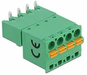 Akcesoria do MP3 - Delock Blok terminalowy zestaw do płytek 4 pin 5,08 mm wymiar rastrowy poziomy - miniaturka - grafika 1