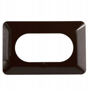 Zamel Osłona ściany podwójna brązowa OSX-220-BRA YNS10000035 YNS10000035 - Klawisze i ramki - miniaturka - grafika 2