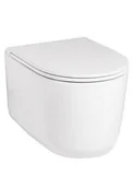Miski WC - Hidra Ceramica GIO Evolution Miska WC Podwieszana 55X37CM Rimless GWR20 + Deska wolnoopadająca GWR20+GZQ - miniaturka - grafika 1
