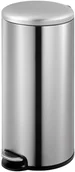 Pozostałe akcesoria do uprawy roślin - Vepa Bins EKO Kosz na śmieci z pedałem Maggey, 30 L, matowy, srebrny - miniaturka - grafika 1