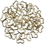 Ozdoby do paznokci - Semilac 776 Złote Serca ramka cyrkonie ozdoby op 50szt 5902751425147 - miniaturka - grafika 1