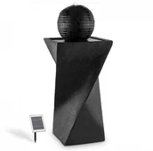 Fontanny ogrodowe - Blumfeldt Fontanna Fontanna kulowa Panel słoneczny 200 l/h LED Bazalt SOL1-Schönbrunn - miniaturka - grafika 1