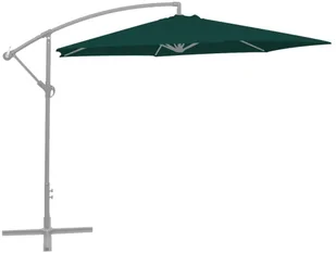 vidaXL Zamienne pokrycie parasola ogrodowego zielone 300 cm 313802 - Pozostałe meble ogrodowe - miniaturka - grafika 3