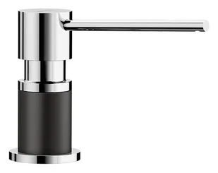 Blanco Dozownik LATO Czarny/Chrom 526177 - Mydelniczki i dozowniki mydła - miniaturka - grafika 3