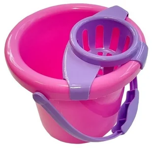 Zestaw Do Sprzątania Na Wózku Odkurzacz Różowy 4827 - Zabawki AGD - miniaturka - grafika 8