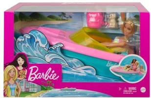 Mattel BARBIE MOTORÓWKA + LALKA ZESTAW GRG30 - Lalki dla dziewczynek - miniaturka - grafika 3