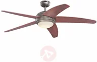 Wentylatory sufitowe - Westinghouse Bendan wentylator LED, łopatki brąz - miniaturka - grafika 1