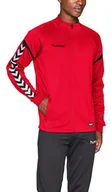 Gadżety dla kibiców - Hummel męska kurtka AUTH Charge Poly Zip Jacket, czerwony, l 033401-3062 - miniaturka - grafika 1