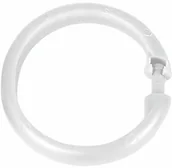 Akcesoria i części do kuchenek i piekarników - WENKO DIE BESSERE IDEE WENKO 19194100 pierścienie do firanek, 12 sztuk, z dużym, biały - miniaturka - grafika 1