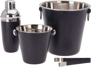 ZESTAW AKCESORIÓW BAROWYCH 4EL. CZARNY 720116 - Pozostałe akcesoria barmańskie - miniaturka - grafika 3