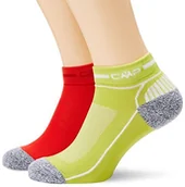 Skarpetki sportowe męskie - CMP F. lli Campagnolo męska skarpety do biegania, czerwony 3I95667_433Q_46/48 - miniaturka - grafika 1