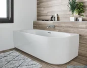 Wanny z hydromasażem - Riho Riho Desire Corner wanna narożna z hydromasażem Sparkle Mood prawa 180x84cm BD05005S1WI1144 - miniaturka - grafika 1