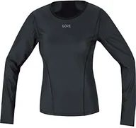 Koszulki sportowe damskie - Gore Wear koszulka Wind gęstej damska koszulka z długim rękawem, wytłaczanie, Gore M Women WINDSTOPPER Base Layer L/S, 100320, czarny, 34 -9900-X-Small100320990002-9900 - miniaturka - grafika 1