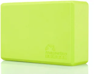Majestic Sport Kostka do jogi Majestic Yoga zielona GVE5012/G - Klocki do jogi - miniaturka - grafika 6