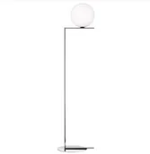 Lampy stojące - Flos Lampa podłogowa IC F1 wys 135 cm chrom F3173057 - miniaturka - grafika 1