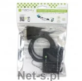 Techly Kabel adapter VGA na HDMI z Audio zasil z USB KKTCKPBV0250 - Kable komputerowe i do monitorów - miniaturka - grafika 6