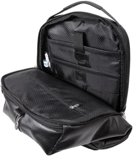 McKlein Czarny plecak podróżny South Shore ze skóry naturalnej na laptopa 17" - Torby na laptopy - miniaturka - grafika 7