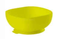 Miseczki i talerzyki dla dzieci - Beaba Silikonowa miseczka z przyssawką yellow - miniaturka - grafika 1