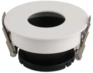Oprawy, klosze i abażury - v-tac Oprawa Oczko V-TAC GU10 Wpuszczana Biały/Czarny Okrągła VT-873 - miniaturka - grafika 1