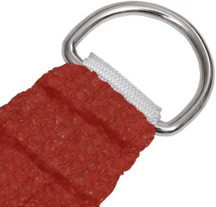 VidaXL Żagiel przeciwsłoneczny, 160 g/m, czerwony, 3/4x3 m, HDPE 311654 VidaXL - Parasole ogrodowe - miniaturka - grafika 4