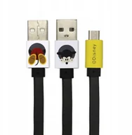 Kable USB - Kabel Usb Dinsey Mickey Tułów Micro Szary - miniaturka - grafika 1