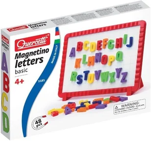 Quercetti Tablica Magnetyczna Basic Litery 5181 - Tablice dla dzieci - miniaturka - grafika 4