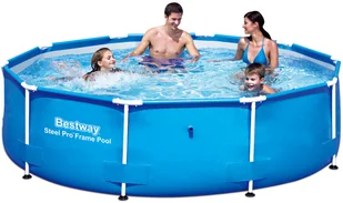 Bestway Basen ogrodowy okrągły Steel Pro 56406 stalowa rama 305x76cm 56406 - Baseny ogrodowe Bestway Basen ogrodowy okrągły Steel Pro 56406 stalowa rama 305x76cm 56406 - Baseny ogrodowe - miniaturka - grafika 1