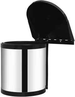 FENIKS vidaXL do zabudowy, stal nierdzewna, 12 L vidaXL - Kosze na śmieci - miniaturka - grafika 5