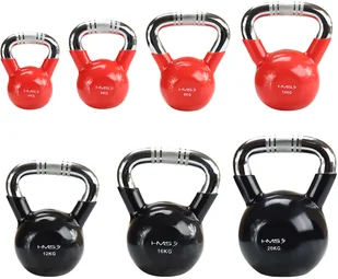 HMS Hantla winylowa żeliwna kettlebell KTC10 10 kg - 27561-uniw - Kettlebell - miniaturka - grafika 3