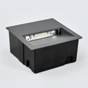 Lucande Kwadratowy kinkiet zewnętrzny LED Loya - Lampy ścienne - miniaturka - grafika 4