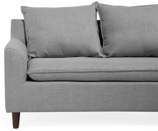 Beliani Sofa narożna tapicerowana jasnoszara ELVENES - Narożniki - miniaturka - grafika 3