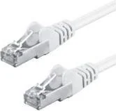 Kable miedziane - Mcab CAT6A U/FTP 0.25m biały 3580 3580 - miniaturka - grafika 1