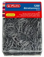 Artykuły biurowe - Herlitz 8859134 spinacze biurowe 26 mm, 1200 sztuk w praktycznym opakowaniu 10411007 - miniaturka - grafika 1
