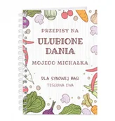 Notesy i bloczki - Murrano Przepiśnik kołonotatnik na przepisy z nadrukiem dla synowej KZ-COOK-026 - miniaturka - grafika 1