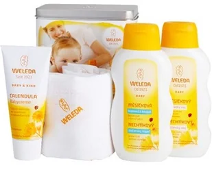 Weleda Nagietkowy zestaw dla niemowląt 155 - Kosmetyki kąpielowe dla dzieci - miniaturka - grafika 2