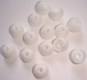 Akcesoria do słuchawek - Xcessor xcessor 7 para (komplet z 14 sztuki) silikonowe wkładki douszne Zatyczki do uszu zapewnia in-ear ohrhoere  parent, średni, biały CG35045 - miniaturka - grafika 1