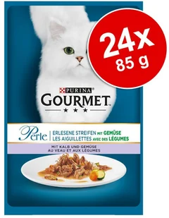 Purina Gourmet Perle Duetto di Carne, 24 x 85g - Cielęcina z kaczką - Mokra karma dla kotów Purina Gourmet Perle Duetto di Carne, 24 x 85g - Cielęcina z kaczką - Mokra karma dla kotów - miniaturka - grafika 1
