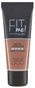Pudry do twarzy - Maybelline New York Fit Me Matte&Poreless matujący podkład do twarzy 3600531395537 - miniaturka - grafika 1