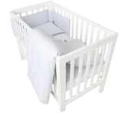 Pościel dla dzieci - Motherhood Pościel niemowlęca 100x135 cm, Rybki Niebieskie, 4-elementowa - miniaturka - grafika 1