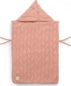 Akcesoria do wózków - Jollein Śpiworek oddychający do wózka i fotelika SPRING KNIT ROSEWOOD 8717329363021 - miniaturka - grafika 1