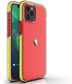 Etui i futerały do telefonów - Hurtel Spring Case pokrowiec żelowe etui z kolorową ramką do iPhone 13 mini żółty - miniaturka - grafika 1