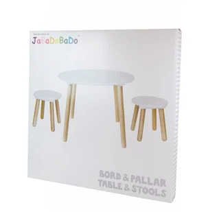 JaBaDaBaDo H13201 stół i 2 stołki, wielokolorowe Jabadabado_H13201 - Stoliki dla dzieci JaBaDaBaDo H13201 stół i 2 stołki, wielokolorowe Jabadabado_H13201 - Stoliki dla dzieci - miniaturka - grafika 2