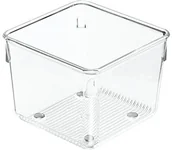 Akcesoria łazienkowe - InterDesign Linus organizer szuflady, 10 x 10 x 7,5 cm przezroczysty 52730 - miniaturka - grafika 1