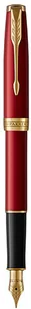 Parker Sonnet Red Lacquer fountain Pen (grubość sprężyn f) z części ozdobnych z pokryciem z złota o atrakcyjnym pudełku na prezent 1931473 - Pióra wieczne - miniaturka - grafika 2