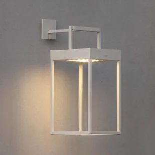 Konstsmide Latarnia solarna LED Portofino, ściana/stół, biała - Lampy ogrodowe - miniaturka - grafika 3