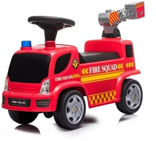 Lean CARS Pojazd Jeździk Straż Pożarna Drabina Bańki Mydlane Dźwięki Koguty LT-9180-0 - Jeździki dla dzieci - miniaturka - grafika 5