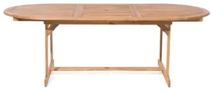 Beliani Zestaw ogrodowy stół i 8 krzeseł z niebieskimi poduszkami MAUI - Meble ogrodowe - miniaturka - grafika 4