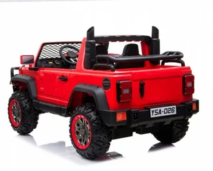 Super-Toys MEGA DZIP 4X4, MIĘKKIE KOŁA EVA, MIĘKKIE SIEDZENIE, PANEL, FULL OPCJA /YSA026 YSA-026-CZERWONY - Pojazdy elektryczne dla dzieci Super-Toys MEGA DZIP 4X4, MIĘKKIE KOŁA EVA, MIĘKKIE SIEDZENIE, PANEL, FULL OPCJA /YSA026 YSA-026-CZERWONY - Pojazdy elektryczne dla dzieci - miniaturka - grafika 11