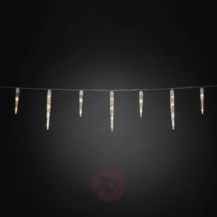 Konstsmide 2749-103 zestaw lampek LED imitujących marznący deszcz, do użytku zewnętrznego, IP44, 24 V, transformator zewnętrzny, z 8 funkcjami, sterownik i funkcją pamięci, 96 ciepłych, białych diod, 2749-103 - Pozostałe oświetlenie - miniaturka - grafika 2